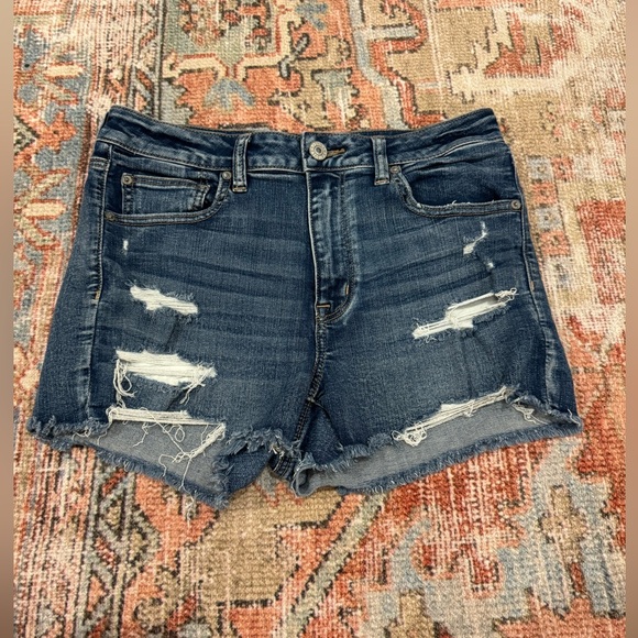 American Eagle Outfitters Pants - Women’s American Eagle Denim Shorts, Size 12, Distressed Jean Shorts